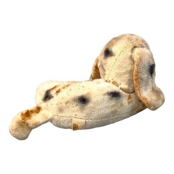 Vintage Stuffed Plush Puppy Dog Miniature Dalmation Antique Tiny Toy READ - Picture 5 of 8